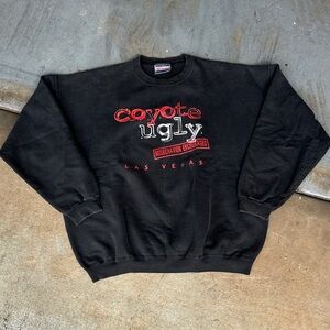 Coyote Ugly Las Vegas crewneck sweater 2000s *rare